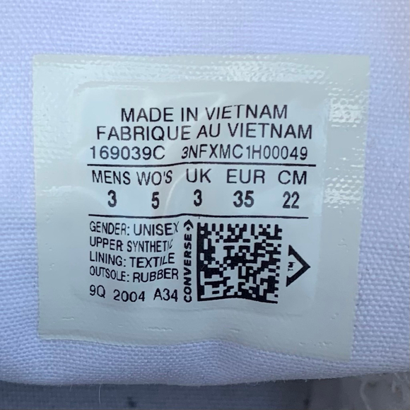 Converse Chuck Taylor All Star Iridescent Colorblock High-Top Sneakers Women’s 5 - Picture 8 of 8